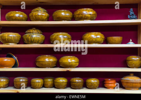 Artefakte im Souvenir-Shop, Yathra, Bumthang Bhuta Stockfoto