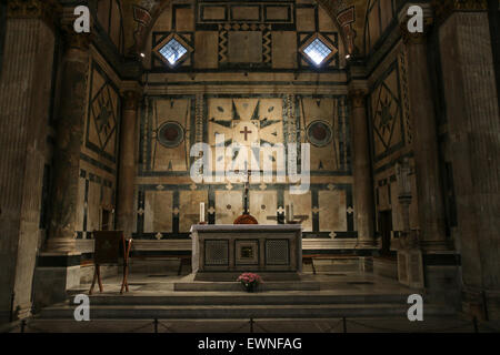 Baptisterium in Florenz, Italien. Stockfoto