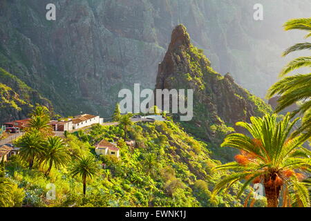 Dorf Masca, Teneriffa, Kanarische Inseln, Spanien Stockfoto