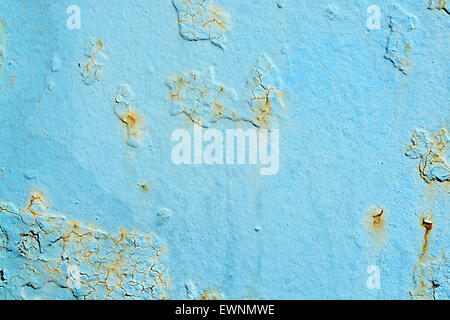 Blaue Grunge Metall Textur Hintergrund Stockfoto