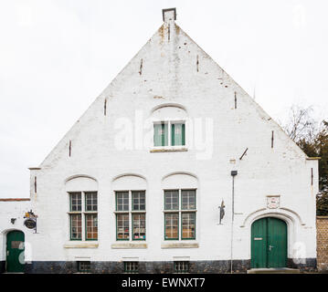 Altes Schulhaus in Damme, Belgien Stockfoto