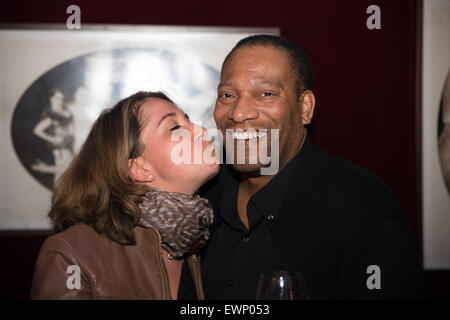 Premiere von Georgette Dee neueste Show im Tipi bin Kanzleramt Featuring: Gast wo: Berlin, Deutschland bei: 24. April 2015 Stockfoto