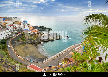 Puerto de Santiago Beach, Teneriffa, Kanarische Inseln, Spanien Stockfoto