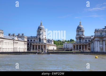 Royal Naval College in Greenwich, London, England, Vereinigtes Königreich Stockfoto