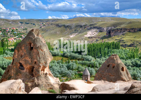 Selime, Ihlara Tal, Aksaray, Anatolien, Türkei Stockfoto