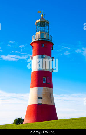 Die Smeaton Tower auf Plymouth Hacke, Devon, UK Stockfoto