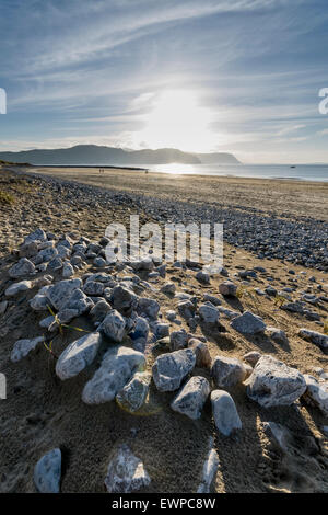 Llandudno Westufer des Sees auf der Küste von Nordwales Stockfoto