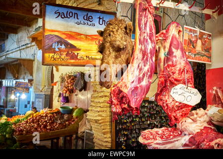 Altstadt von Fes, Souk in Medina, Marokko, Afrika Stockfoto