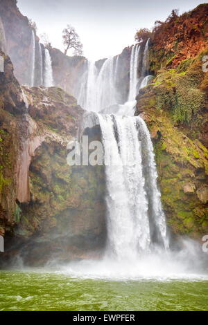 Ouzoud Wasserfälle, Beni Mellal, Marokko, Afrika Stockfoto