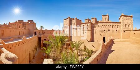 Kasbah Amahidil in Skoura Oase, Ouarzazate Bezirk. Marokko Stockfoto