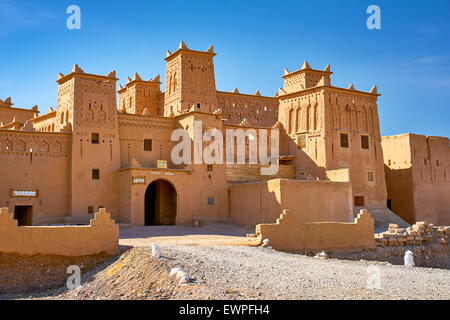 Kasbah Amahidil in Skoura Oase, Ouarzazate Bezirk. Marokko Stockfoto