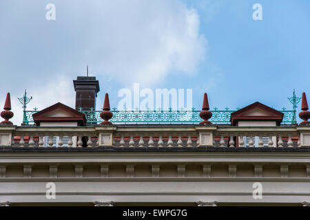 Kyu Iwasaki Tei Gärten, Taito-Ku, Tokyo, Japan Stockfoto