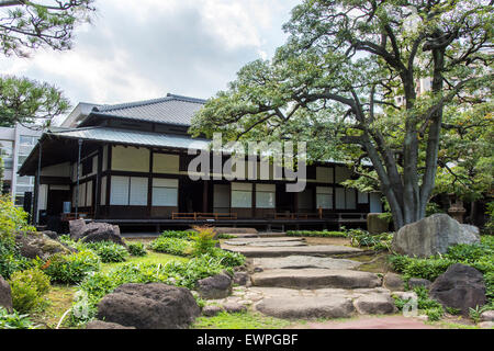 Kyu Iwasaki Tei Gärten, Taito-Ku, Tokyo, Japan Stockfoto