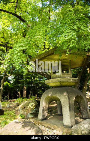 Kyu Iwasaki Tei Gärten, Taito-Ku, Tokyo, Japan Stockfoto