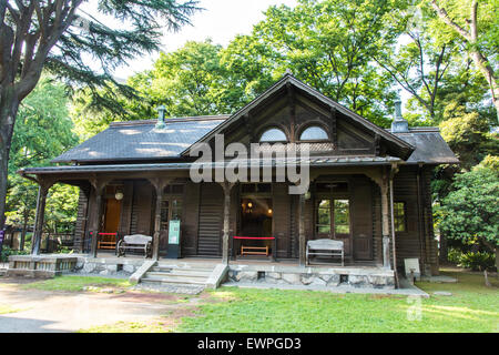 Kyu Iwasaki Tei Gärten, Taito-Ku, Tokyo, Japan Stockfoto