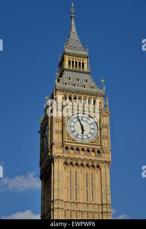 Big Ben Clock Tower, London, England, Vereinigtes Königreich Stockfoto