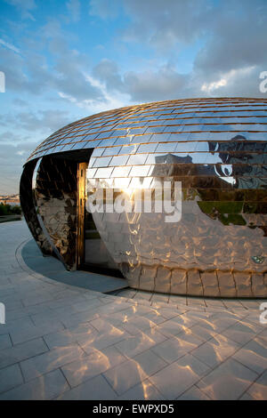 Europa, Deutschland, Nordrhein-Westfalen, Düsseldorf, der Kiesel-Bar des Hyatt Regency Hotels am Hafen Medienhafen, JSK Stockfoto