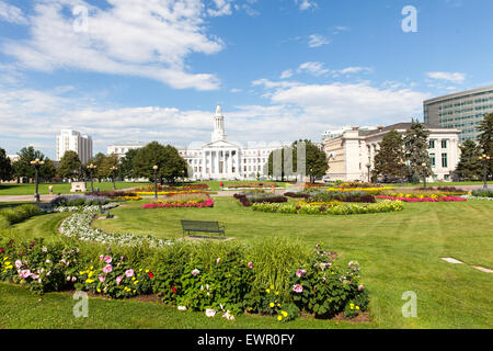 Denver County Gerichtsgebäude, Colorado, USA Stockfoto