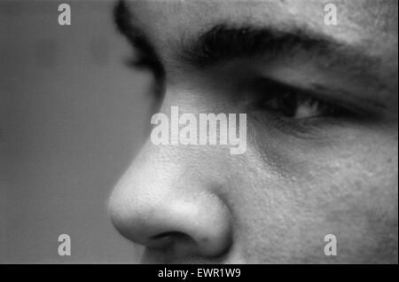 Muhammad Ali in seinem Training camp Gym In Deer Lake Pennsylvania. 5. Juli 1973 Stockfoto