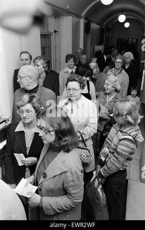 Pocken Ausbruch Birmingham 1978. Janet Parker wurde ein britischer medizinischer Fotograf die letzte Person, die an Pocken sterben. Sie war versehentlich zu einer Belastung ausgesetzt, die in einem Forschungslabor auf dem Boden unten an der University of Birmingham gewachsen war Stockfoto