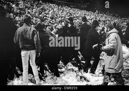 Darlington 2-1 Middlesbrough FA Pokalspiel im Feethams statt. 8. Januar 1985. Stockfoto