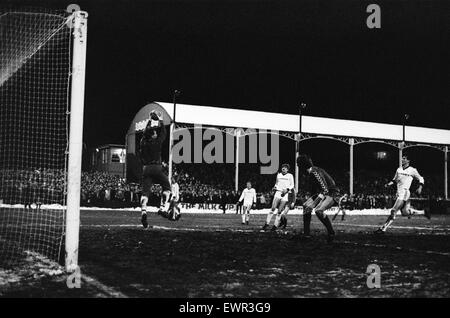 Darlington 2-1 Middlesbrough FA Pokalspiel im Feethams statt. 8. Januar 1985. Stockfoto