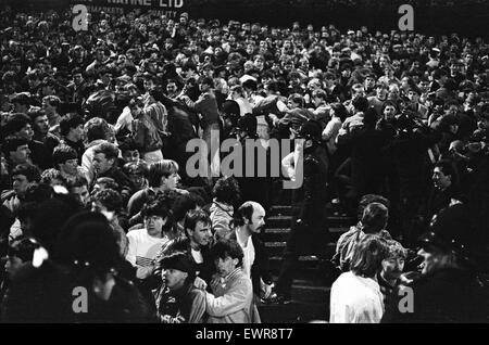 Darlington 2-1 Middlesbrough FA Pokalspiel im Feethams statt. 8. Januar 1985. Stockfoto