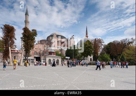 Aya Sofya/die Hagia Sophia in Istanbul Stockfoto