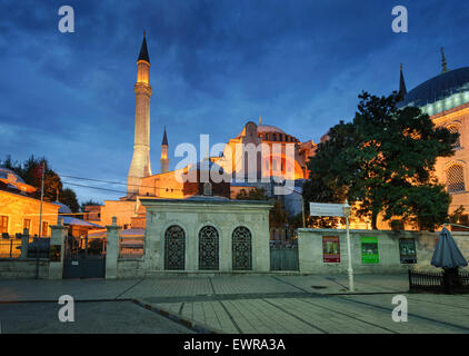 Aya Sofya Haglia Sophia in Istanbul Stockfoto