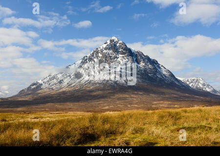 Stob Dearg der Hauptgipfel des Buachaille Etive Mor Stockfoto