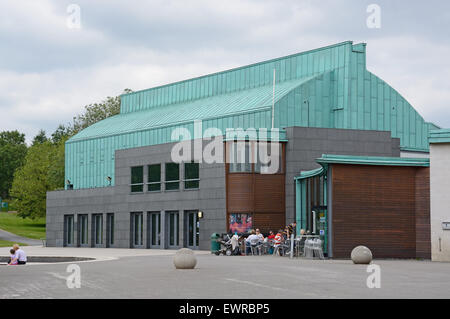 Pavillon am See, Nottingham, England. Stockfoto