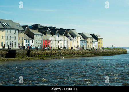 Blick von der Claddagh Kai Galway Bay-Irland Stockfoto