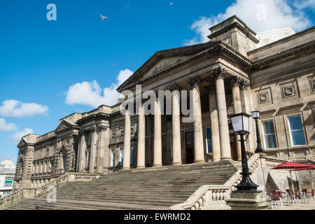 Zentral, Bibliothek, Liverpool, außen, England. Stockfoto