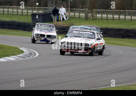 Ford Capri auf dem Goodwood-Mitglieder treffen Stockfoto