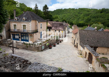 Saint-Amand-de-Coly, Dordogne Stockfoto