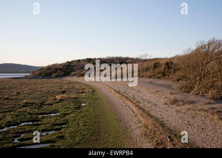 Weiße Creek Bucht in der Nähe von Arnside, Cumbria. Stockfoto