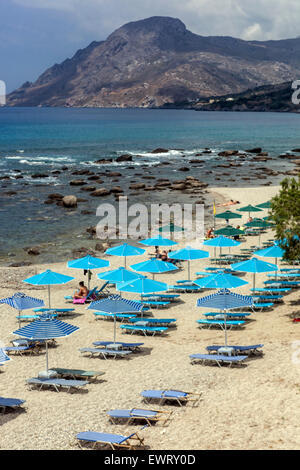 Südkreta Griechenland Strand Plakias Strand, Stockfoto