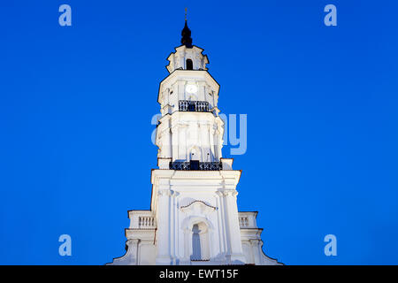 Rathaus, Kaunas, Litauen. Stockfoto