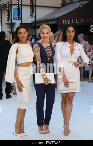 London, UK, UK. 30. Juni 2015. Stooshe besuchen Sie die Europäische Premiere von '' Magic Mike XXL'' im VUE Leciester Square. Bildnachweis: Ferdaus Shamim/ZUMA Draht/Alamy Live-Nachrichten Stockfoto