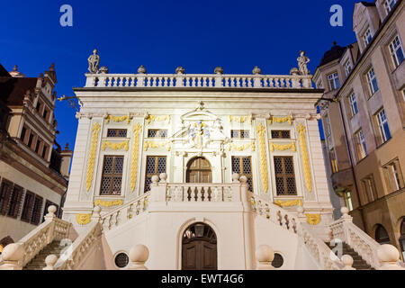 Alte Börse in Leipzig, Sachsen, Deutschland Stockfoto