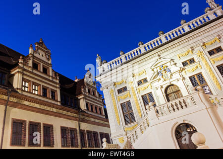 Alte Börse in Leipzig, Sachsen, Deutschland Stockfoto