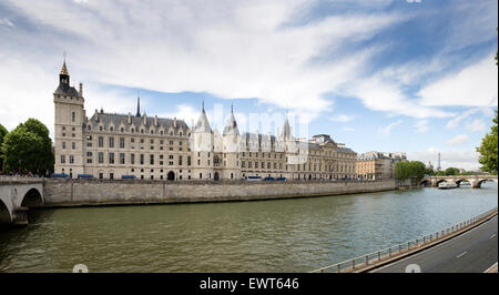 Panoramablick von der Conciergerie in Paris, Frankreich Stockfoto