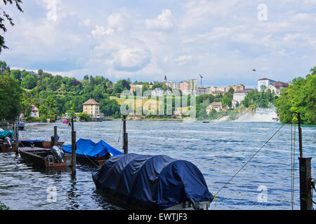 Der Rheinfall, Schaffhausen, Schweiz. Stockfoto