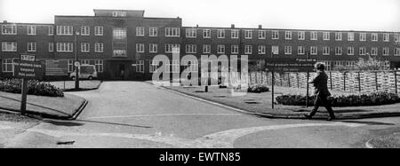 Krankenhaus der Königin-Elizabeth, Sheriff Hill, Gateshead, England. 1. Mai 1975. Stockfoto