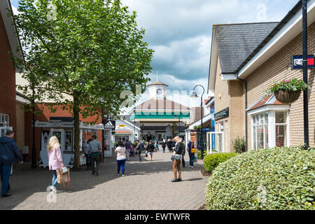 Freeport Braintree Outlet Shopping Village, Braintree, Essex, England, Vereinigtes Königreich Stockfoto