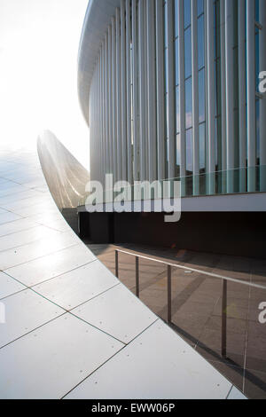 Europa, Luxemburg, Stadt Luxemburg, Philharmonie, Konzerthaus auf dem Kirchbergplateau Architekten Christian de Portzampa Stockfoto