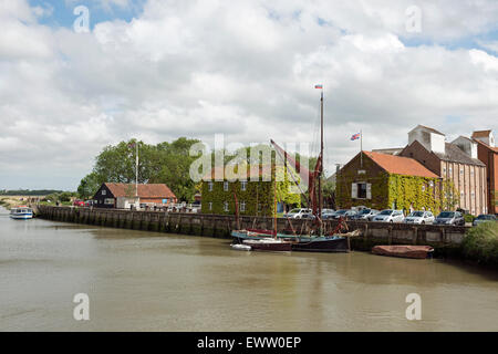 Flusses Alde, Snape Maltings, Suffolk, UK. Stockfoto