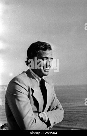 Jean Paul Belmondo Beim Filmfestival in Cannes 1974, Frankreich 1970er Jahre. Jean Paul Belmondo auf dem Cannes Film Festival 1974, Frankreich der 1970er Jahre. Stockfoto