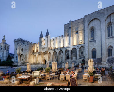Palais de Papes, Avignon, Bouche du Rhone, Frankreich Stockfoto