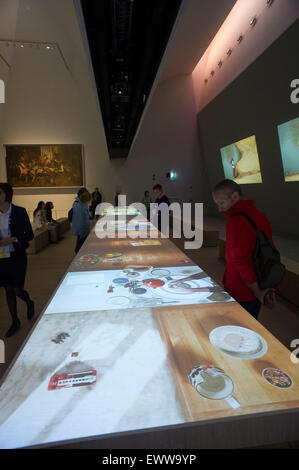 Italien, Mailand, Expo 2015, Pavillon des Heiligen siehe Va Stockfoto